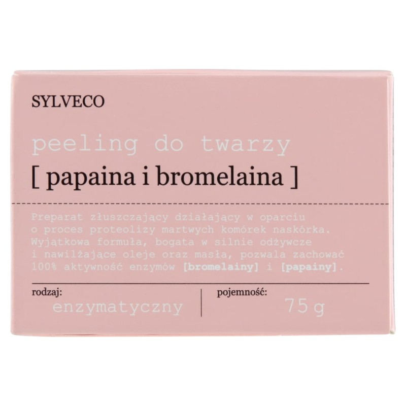 Sylveco Peeling do twarzy papaina i bromelaina 75ml