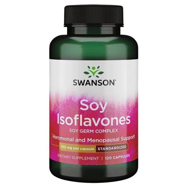 Swanson, Izoflawony sojowe, 120 kaps.