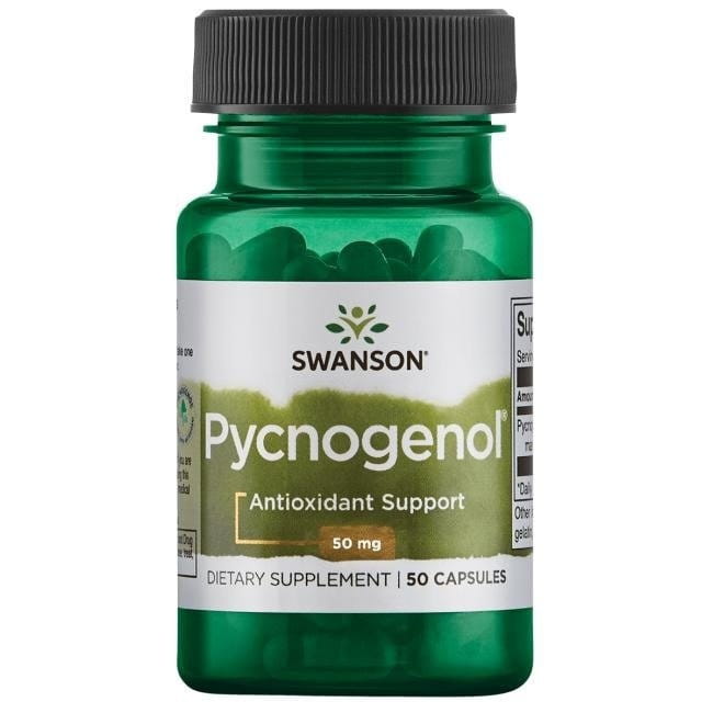SWANSON Ekstrakt z kory francuskiej nadmorskiej sosny Pycnogenol 50mg 50 kapsułek