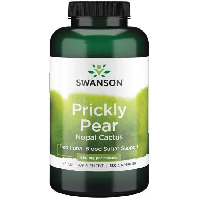 SWANSON Prickly Pear Cactus (Kaktus opuncja) - 650mg - (180 kap)