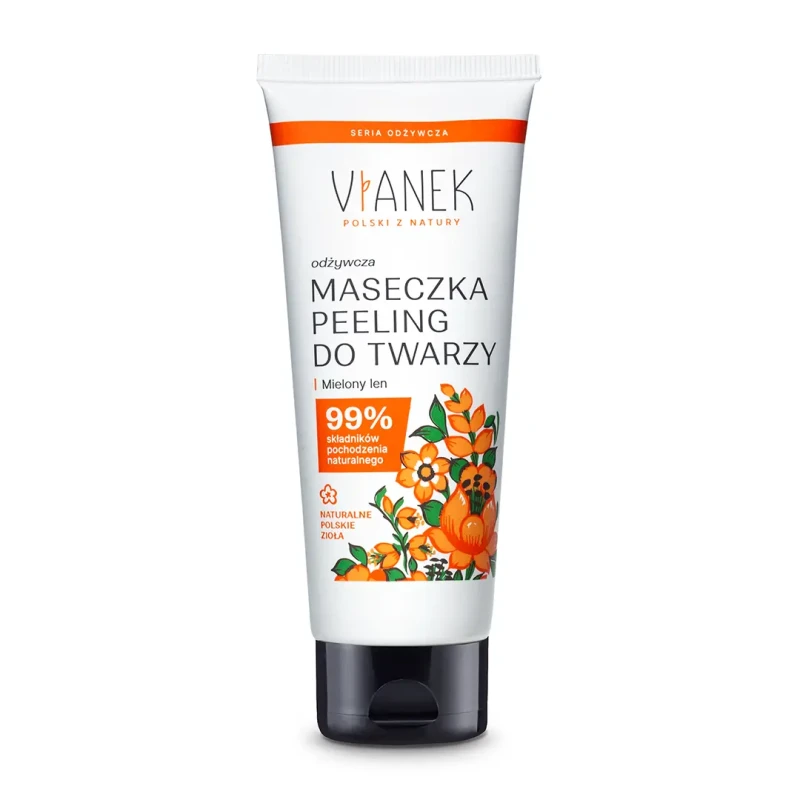 Vianek odżywcza maseczka peeling do twarzy - 75ml