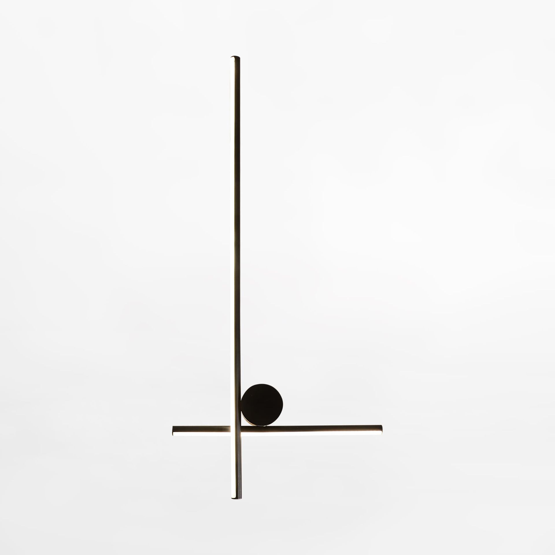 Metalowy kinkiet ścienny LED w kolorze czarnym W4101-BK z serii MILL