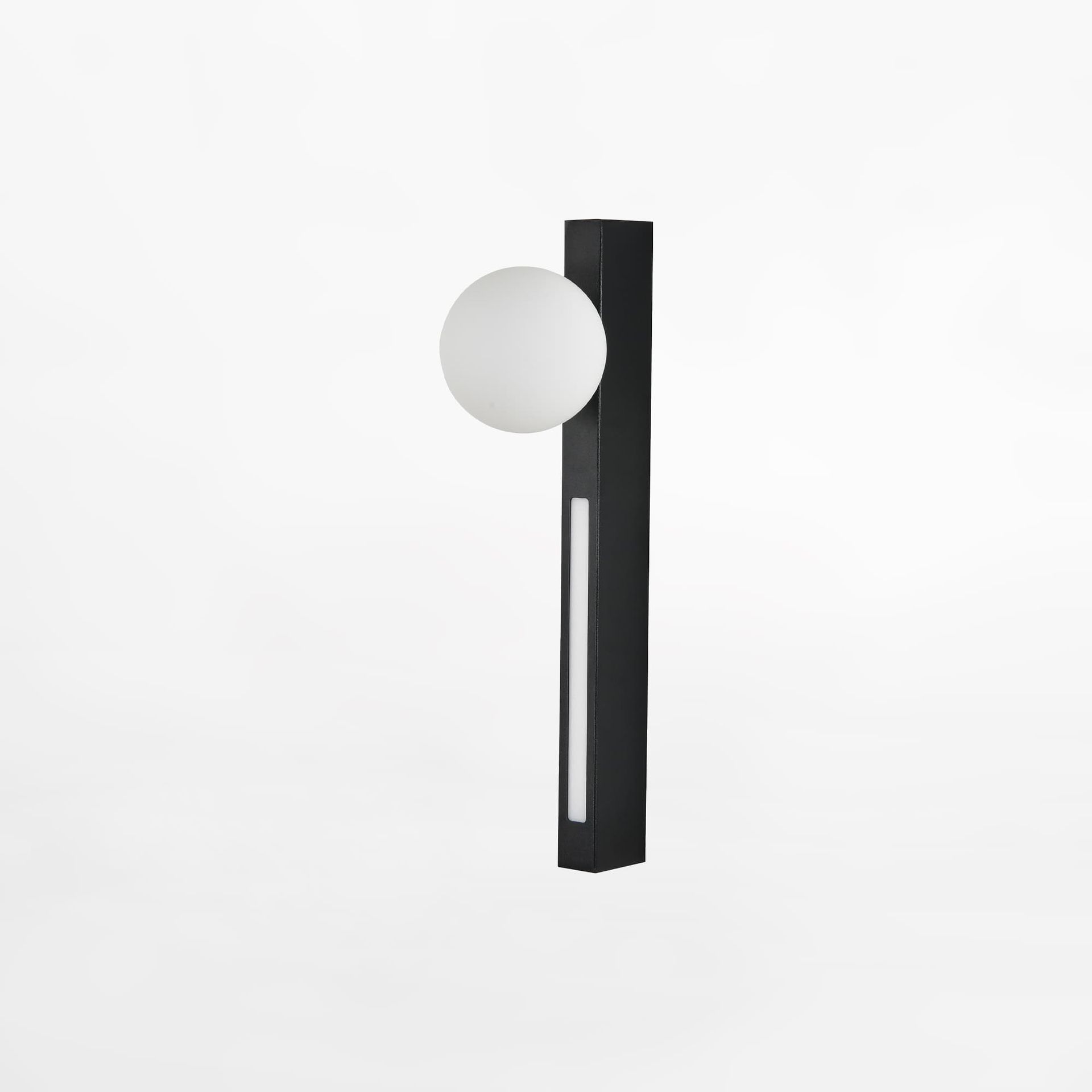 Kinkiet ścienny LED do sypialni, czarna W231102-1 z serii LUND