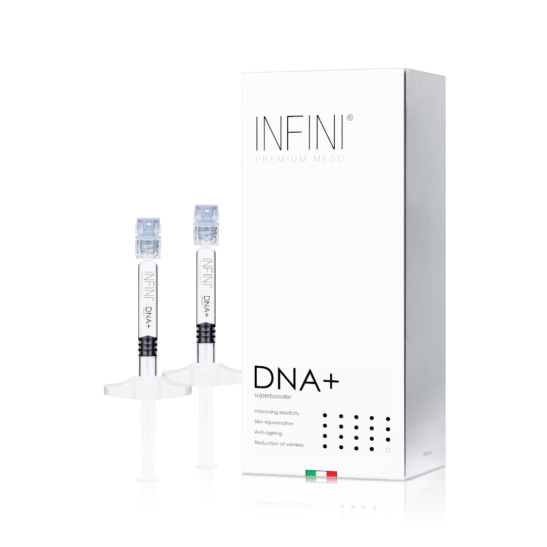 INFINI Premium Meso DNA+ Superbooster (2x3ml) skinbooster do mezoterapii skóry twarzy 3ml