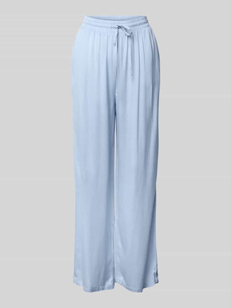 Spodnie materiałowe z prostą nogawką i wpuszczanymi kieszeniami model ‘PRICIL’