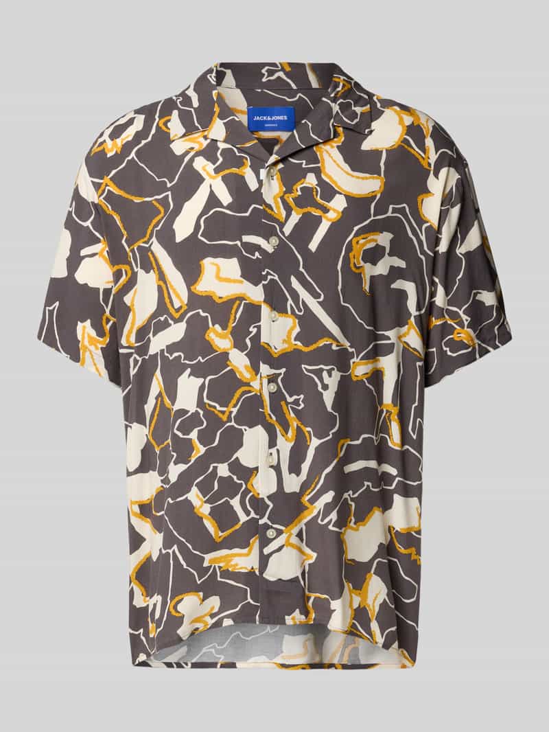 Koszula casualowa o kroju regular fit z kołnierzykiem typu resort model ‘LUKE’