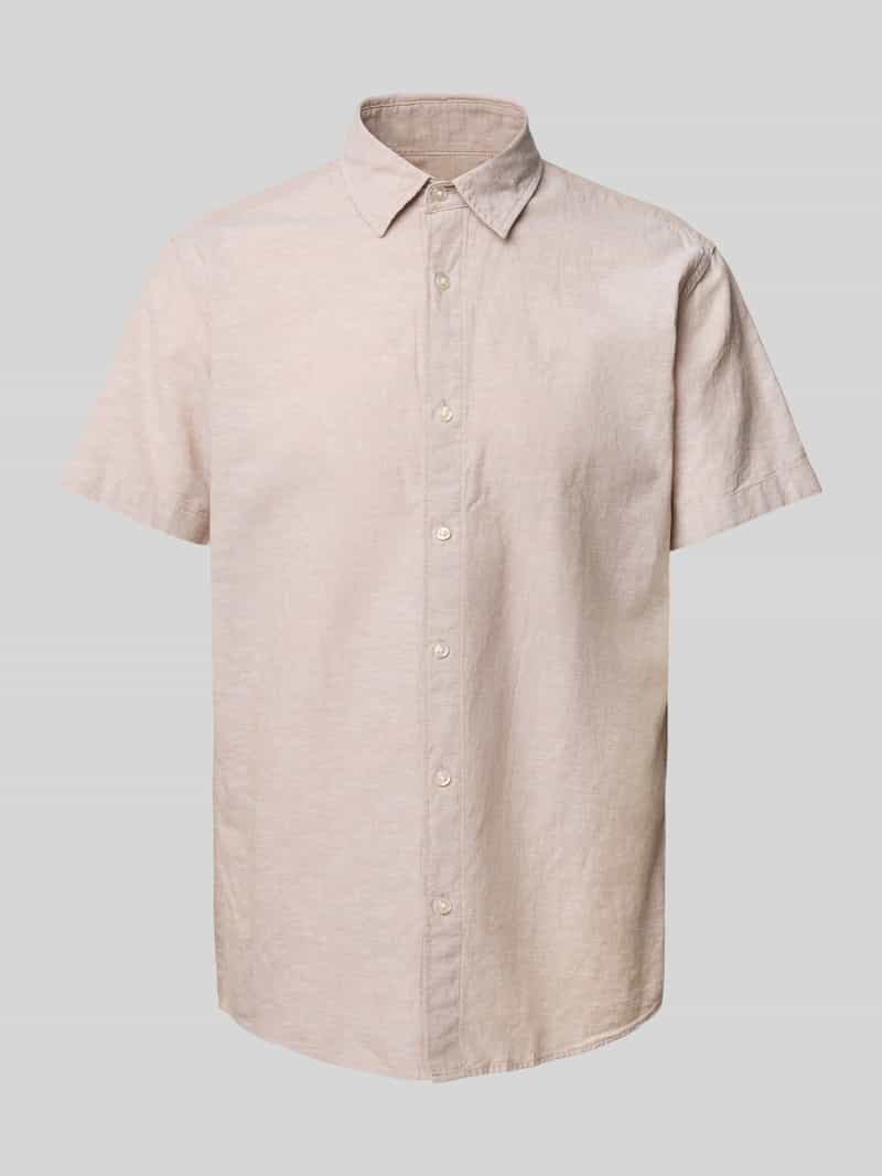 Koszula casualowa o kroju slim fit z rękawem o dł. 1/2 model ‘BREEZE’