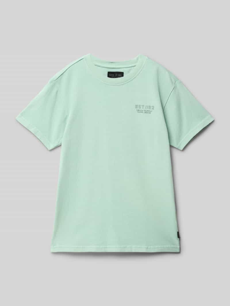 T-shirt z nadrukiem z logo