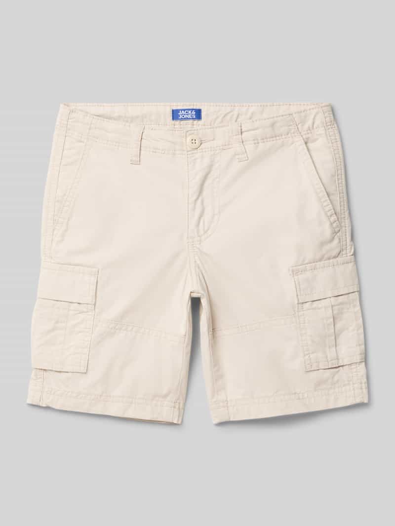 Szorty cargo o kroju regular fit z naszywką z logo model ‘BOWIE’