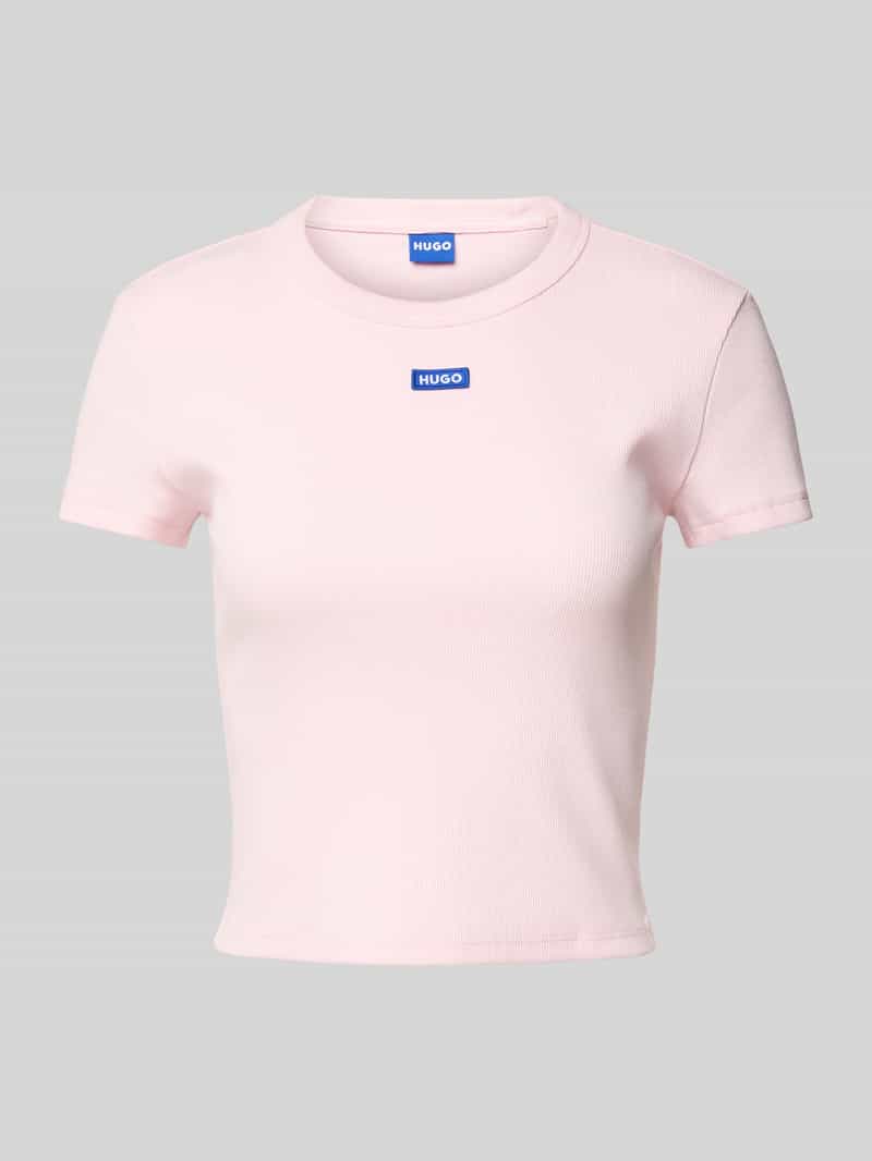 T-shirt krótki z wyhaftowanym logo