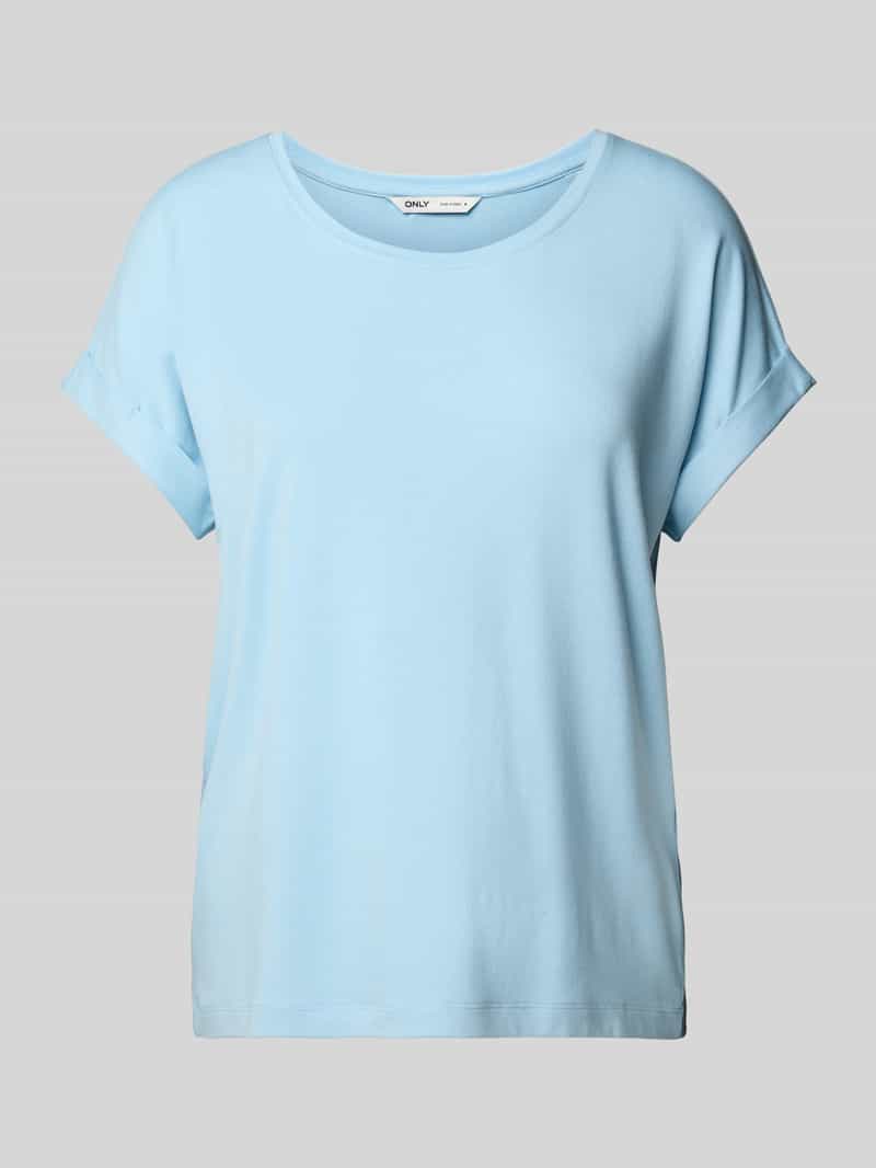 T-shirt o kroju comfort fit z mieszanki wiskozy model ‘MOSTER’