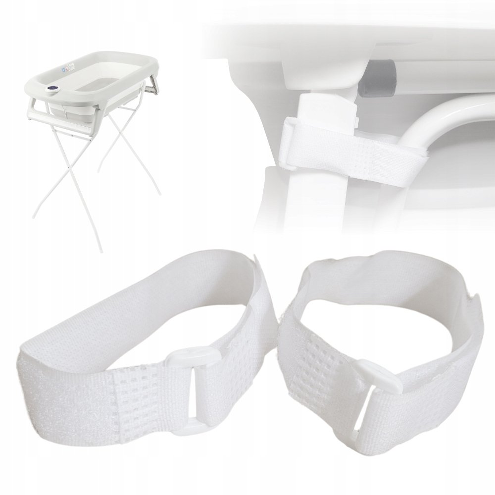 PRIMABOBO Rzepy do wanienek składanych ze stojakiem-akcesoria stabilizujące