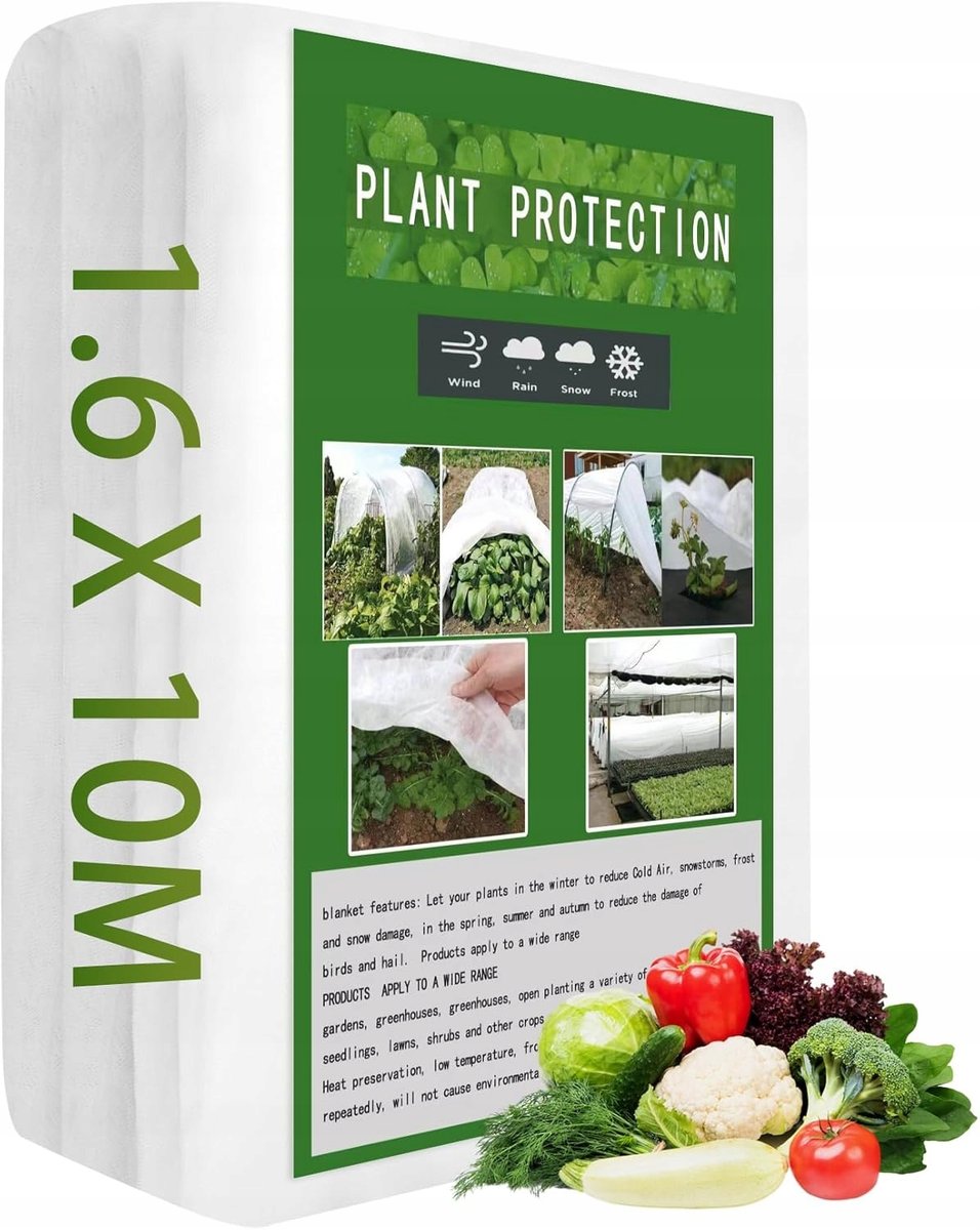 Włóknina ogrodowa zimowa ochrona roślin przed mrozem 30 g/m2 1,6x10 m