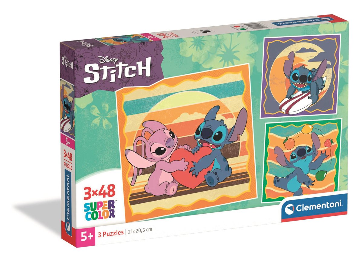 Puzzle, Super Kolor, Stitch, 3x48 el.