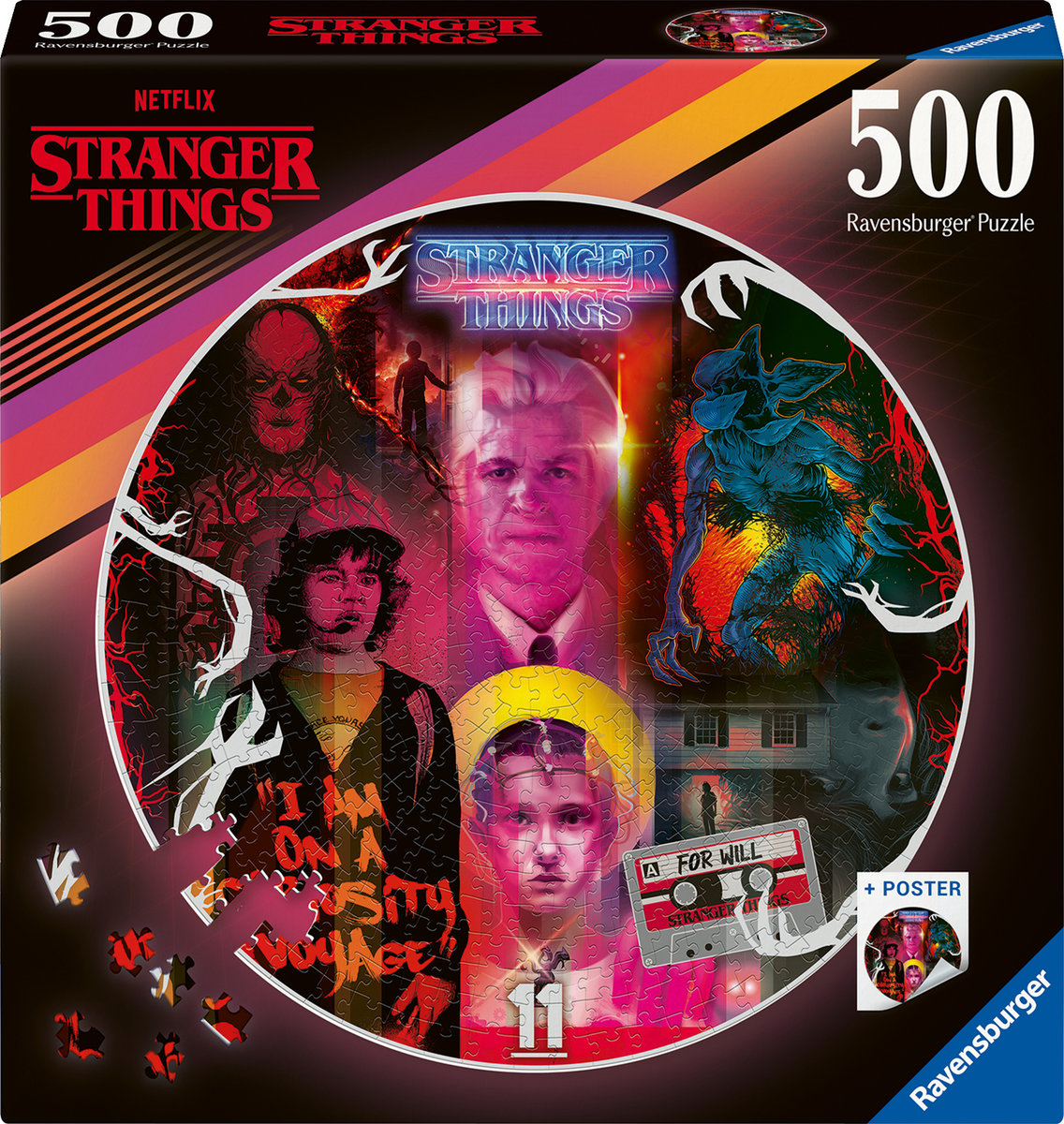Puzzle 2D: Stranger Things 500 elementów