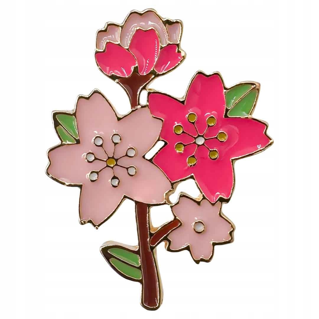 PREZENT KWIATY DLA BABCI BROSZKA BIŻUTERIA NA DZIEŃ BABCI I DZIADKA