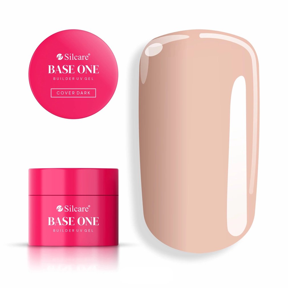 Żel Budujący do Paznokci UV Base One Cover Dark 50 g
