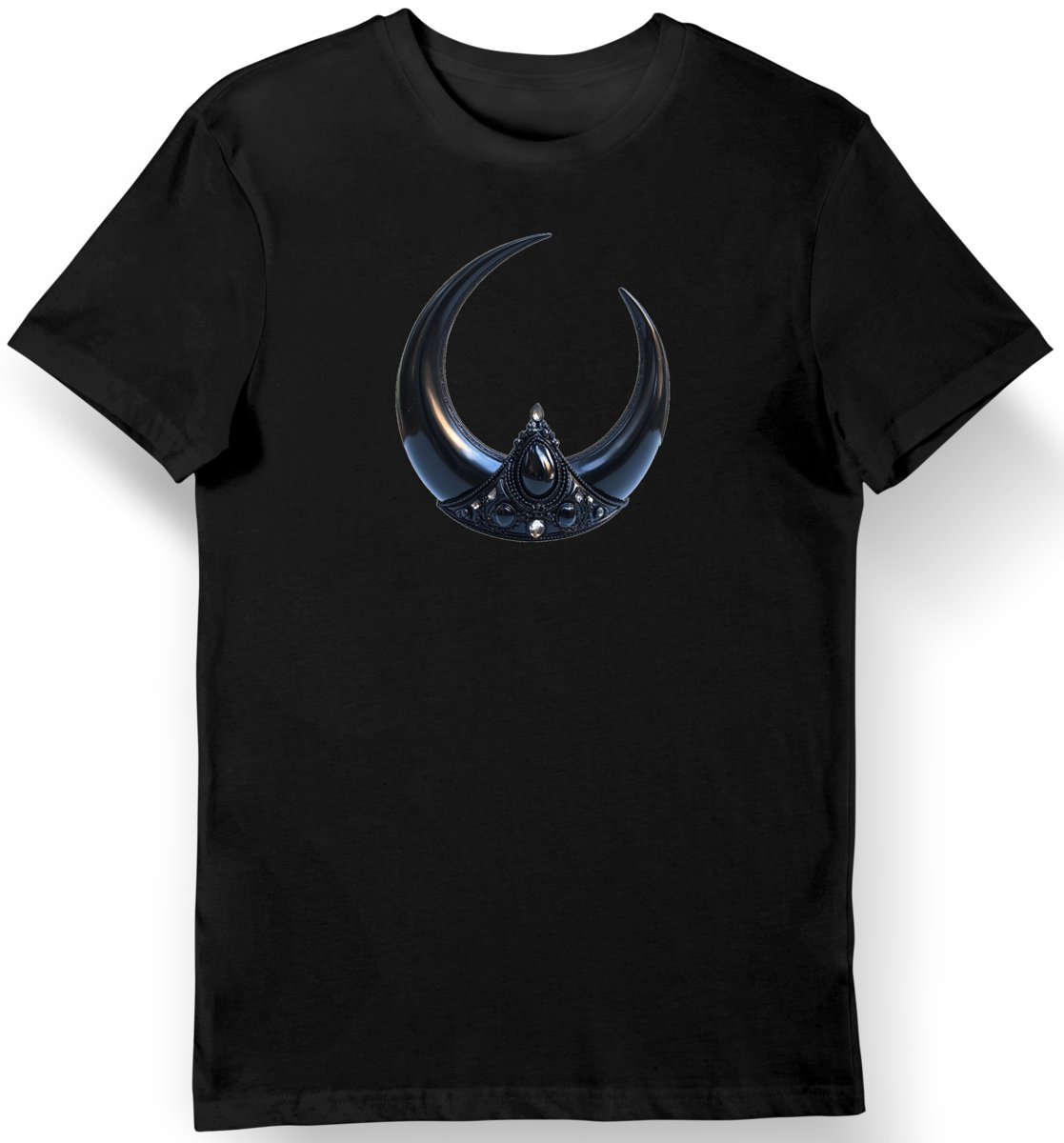 Koszulka męska czarna z eleganckim motywem Czarodziejki z Księżyca S