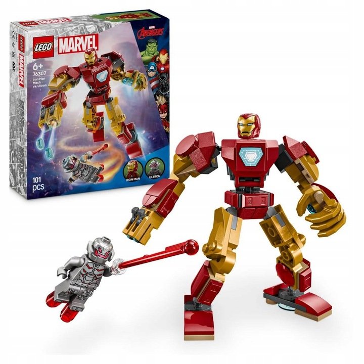 LEGO MARVEL - Robot Mech Iron Man vs ultron ZESTAW LEGO PREZENT DLA CHŁOPCA
