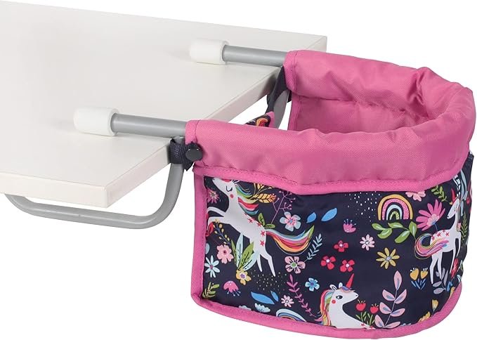 Bayer Chic 2000 735-43 Wysokie krzesło dla lalek do 60 cm siedzisko stołowe