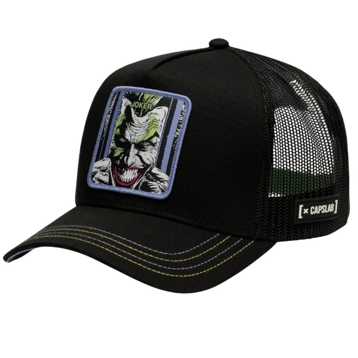 Capslab DC Comics Joker Cap CL-DC8-1-CT-JOK, Mężczyzna, Czapka z daszkiem, Czarny