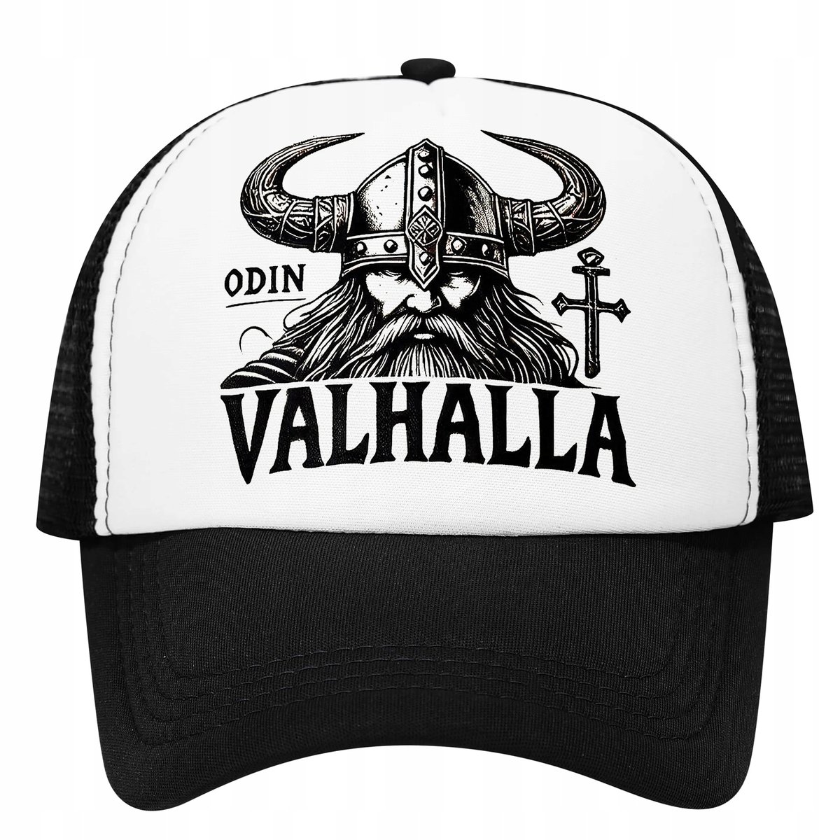 Czapka z daszkiem trucker siateczka tirówka Walhalla Valhalla Odyn Wiking