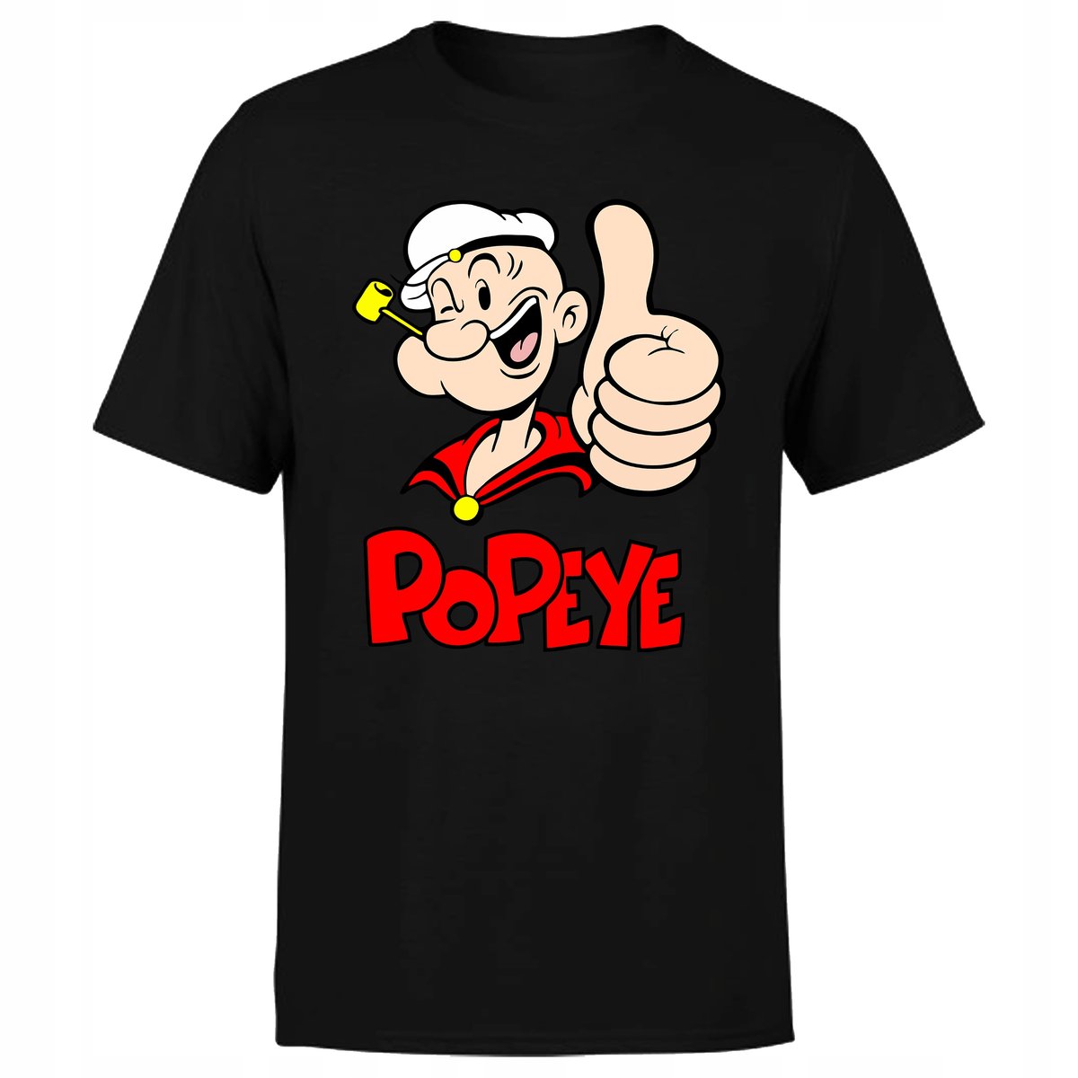 Koszulka męska z nadrukiem MARYNARZ POPEYE SZPINAK M