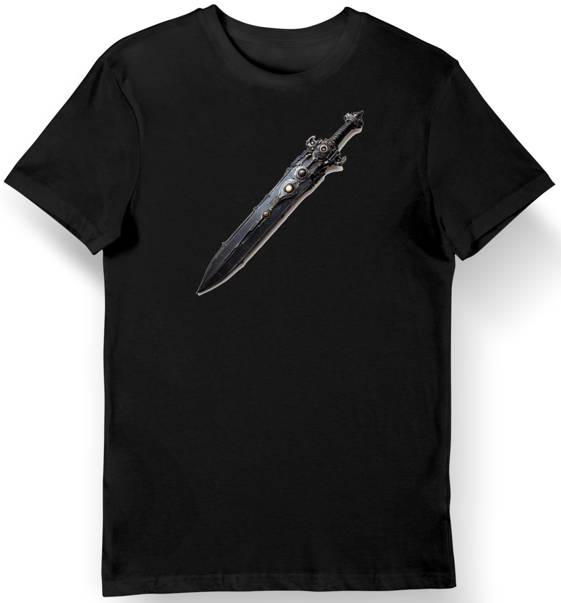 Koszulka męska czarna, Elegancka Maszyna Bojowa Escaflowne XL