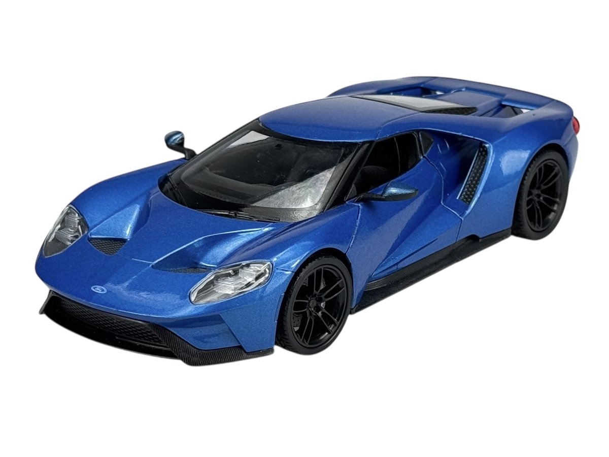 WELLY 2017 FORD GT NIEBIESKI 1:24 METALOWY NOWY MODEL 24082