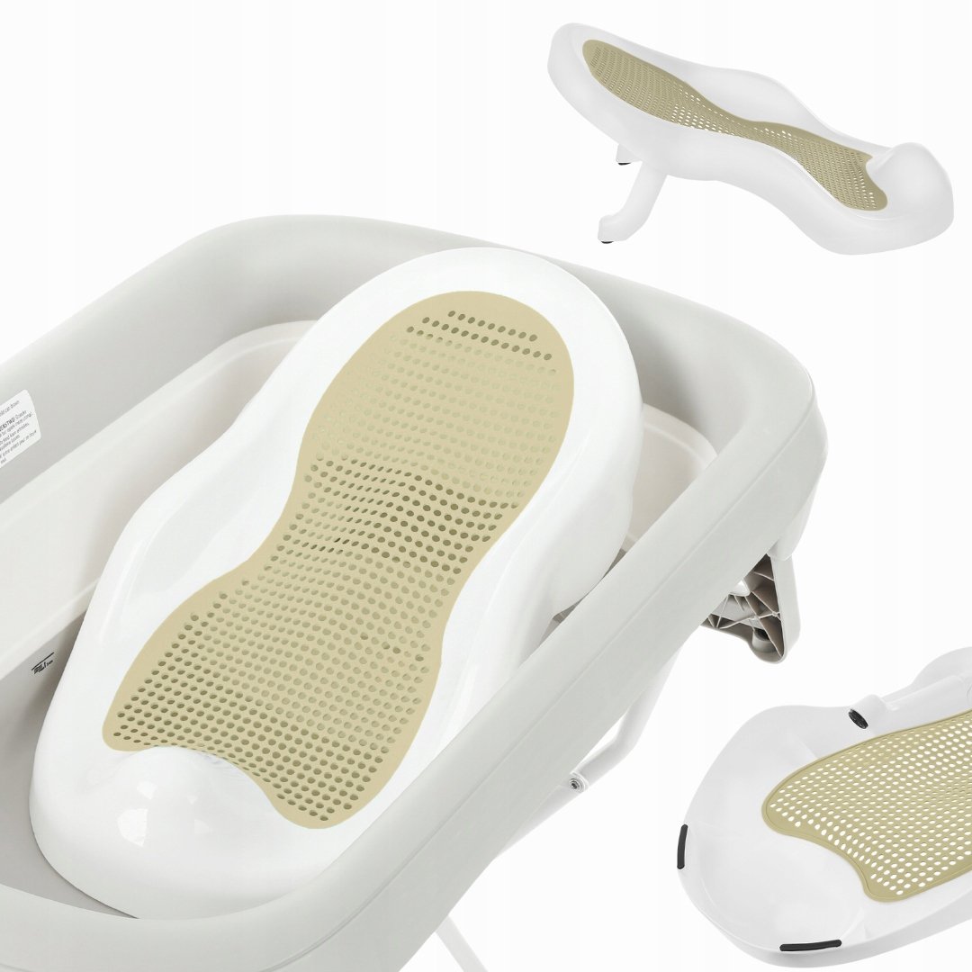 PRIMABOBO Fotelik do wanienki SILIKONOWY Leżaczek do kąpieli dla noworodka