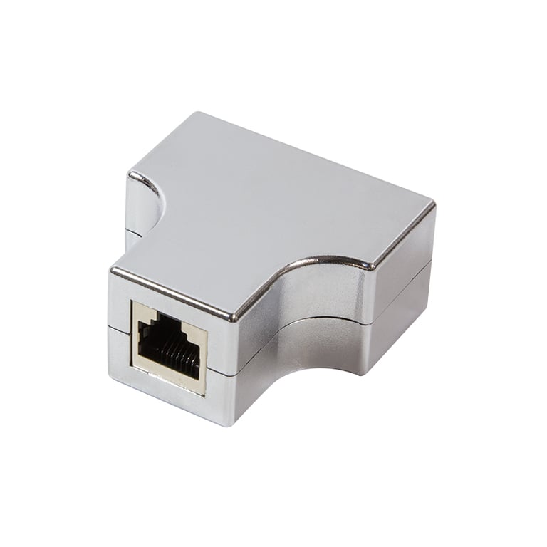 LogiLink MP0037 zmieniacz płci / kabli RJ-45 2 x RJ-45 Srebrny