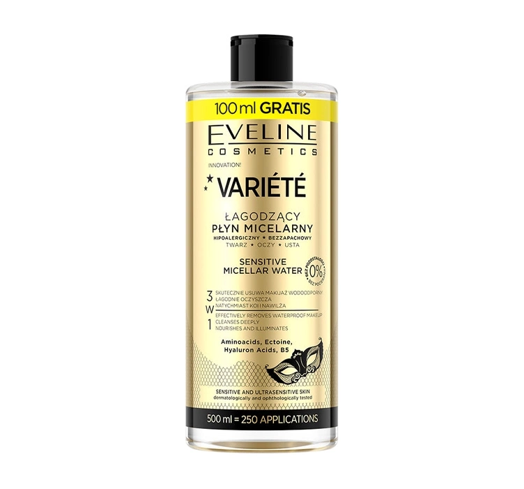 Eveline Variete łagodzący płyn micelarny 500ml