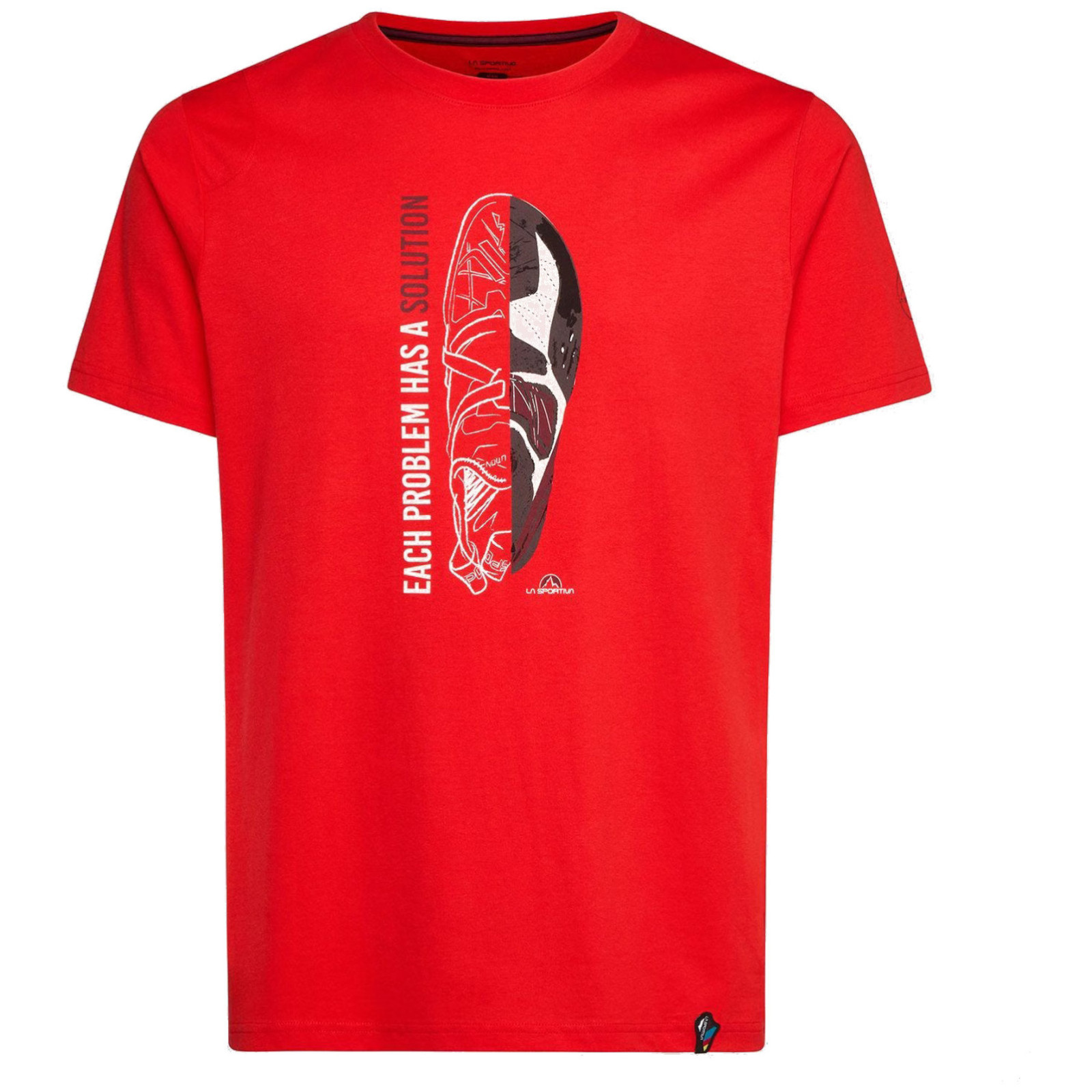 Koszulka męska La Sportiva Solution T-Shirt M Rozmiar: XL / Kolor: czerwony