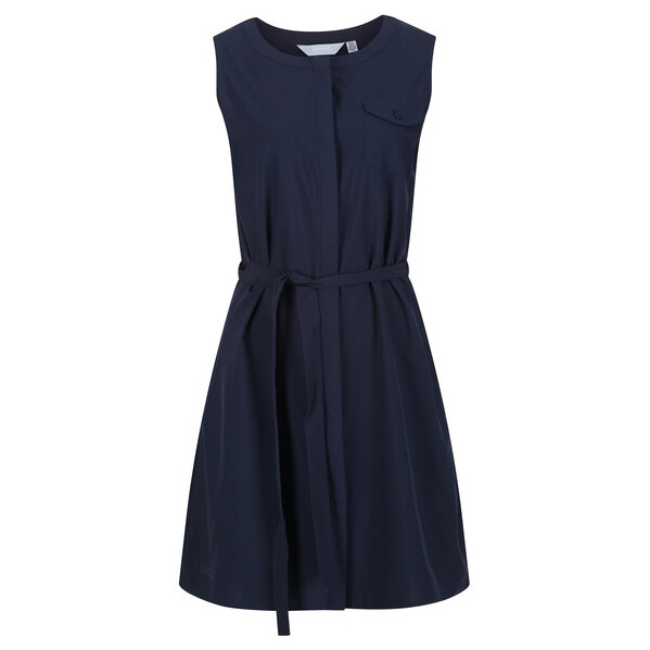 Sukienki damskie Regatta Highton Str Dress Rozmiar: S / Kolor: ciemnoniebieski