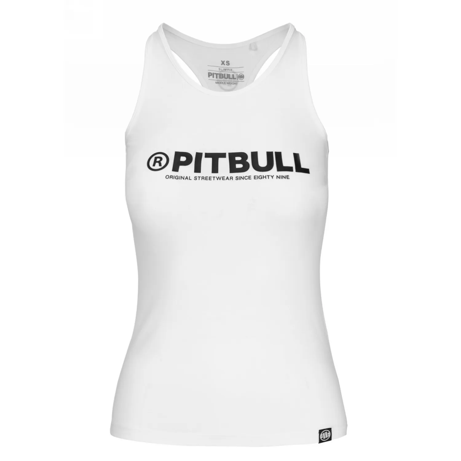 Tank Top damski PITBULL Middle Weight 190 Spandex Pitbull R '25 - Biały