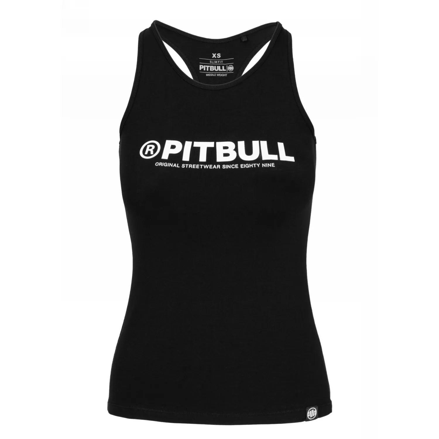 Tank Top damski PITBULL Middle Weight 190 Spandex Pitbull R '25 - Czarny  (40)