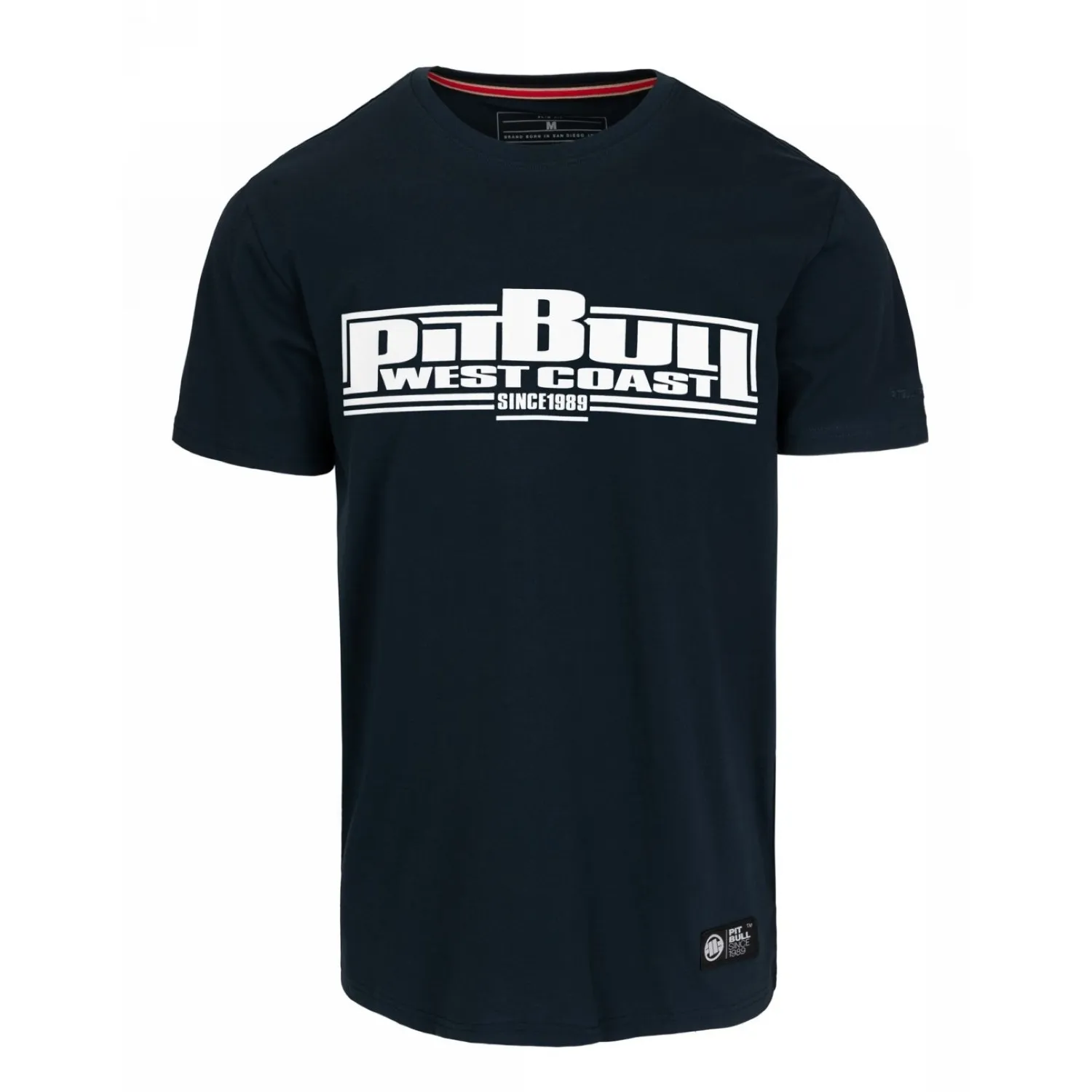 Koszulka PITBULL Middle Weight 190 Spandex Classic Boxing '25 - Granatowa