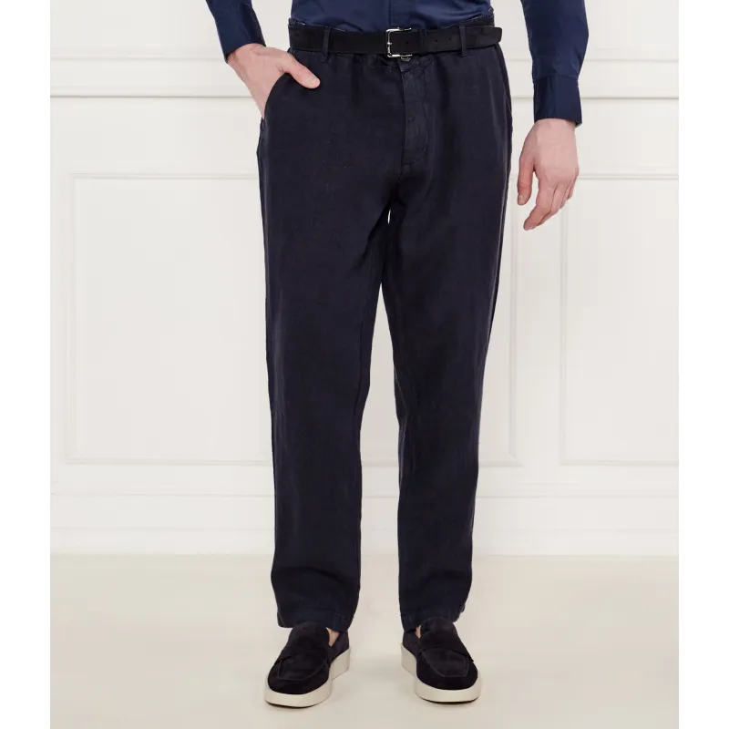 Aeronautica Militare Lniane spodnie Regular Fit