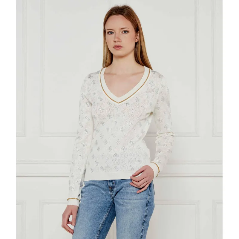 GUESS Sweter ROSIE 4G Regular Fit