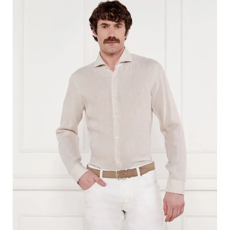 Joop! Lniana koszula Pai-W Slim Fit