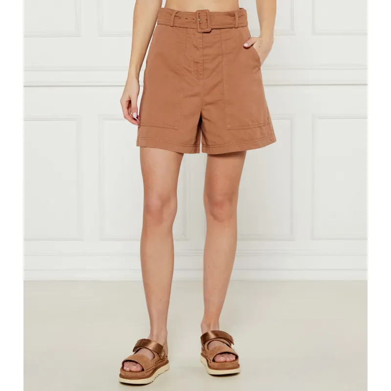 Weekend MaxMara Szorty CIRINO Relaxed fit z dodatkiem lnu