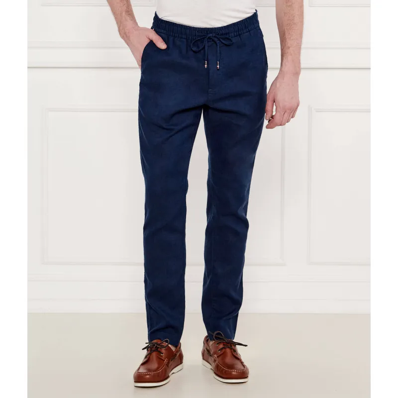 Tommy Hilfiger Lniane spodnie chino HARLEM Relaxed fit