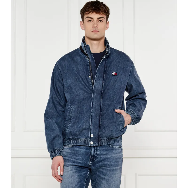 Tommy Jeans Jeansowa kurtka bomber CHAMBRAY Regular Fit