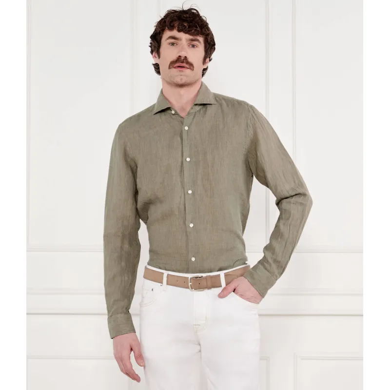 Joop! Lniana koszula Pai-W Slim Fit