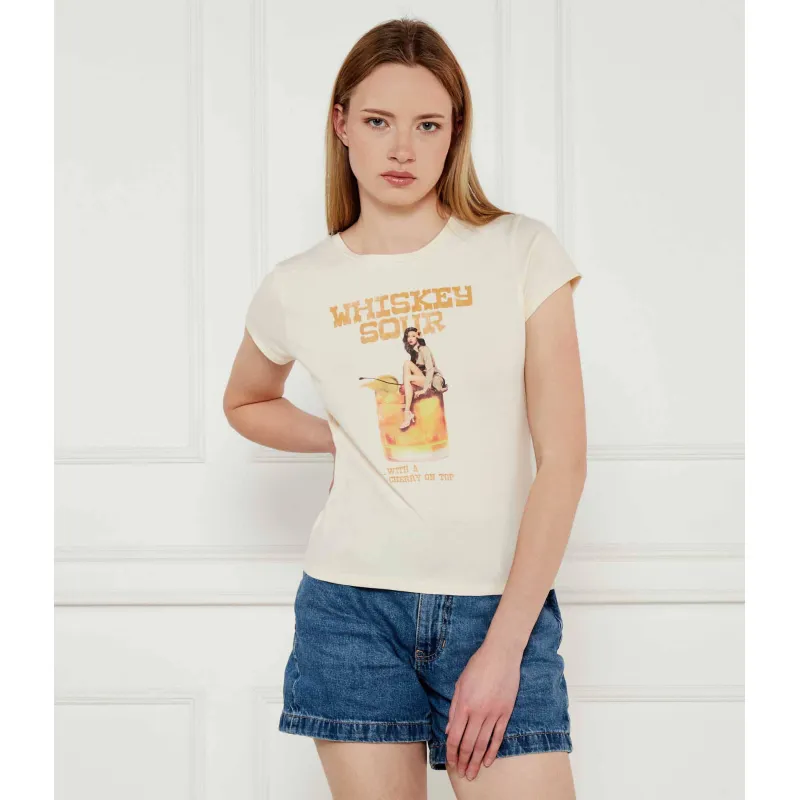 GUESS T-shirt VINTAGE GIRL R5 Regular Fit