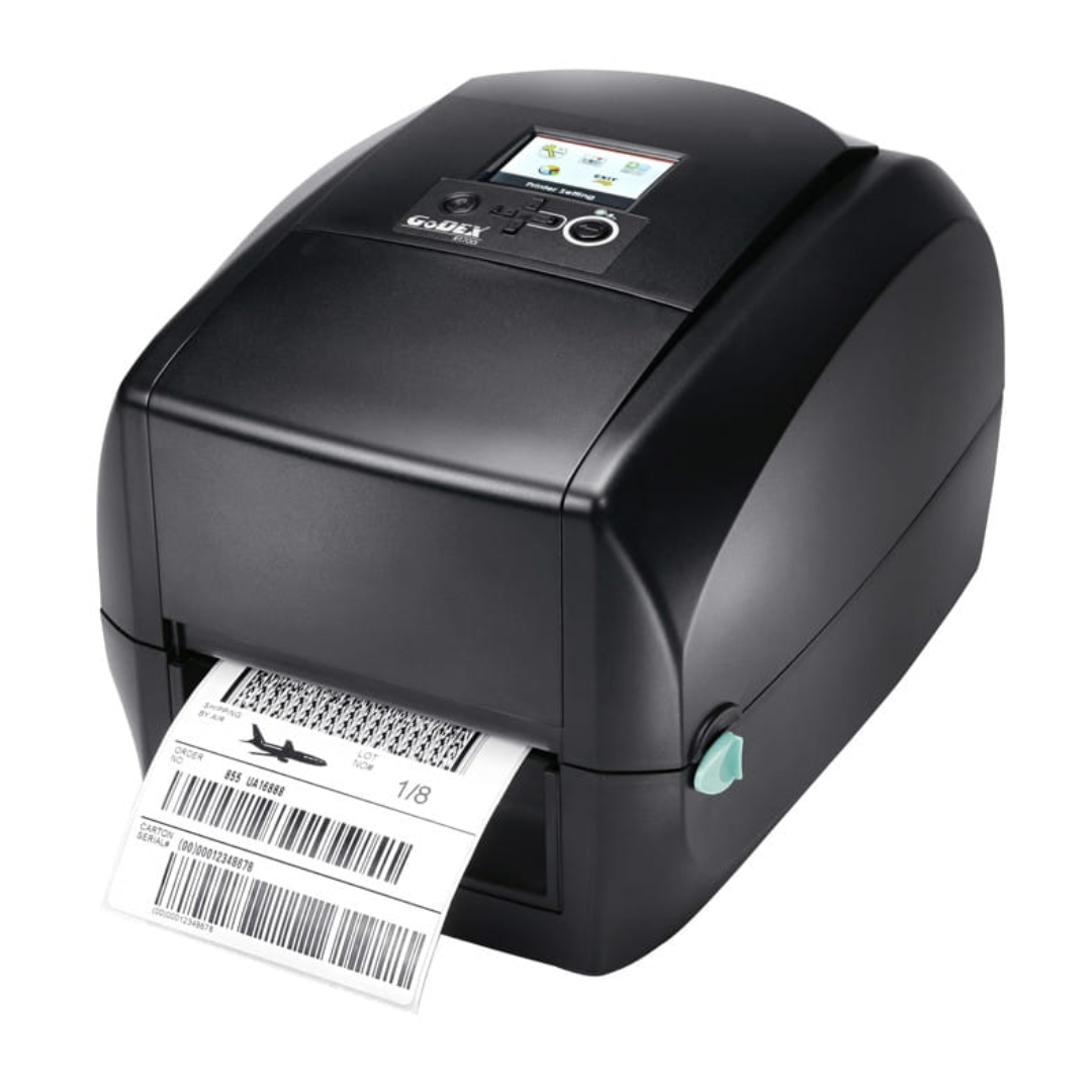 Drukarka etykiet Godex RT730i Pro termiczna i termotransferowa 230DPI / do 105,7 mm / PC / MAC / Ethernet / USB / RS232 / USB Host