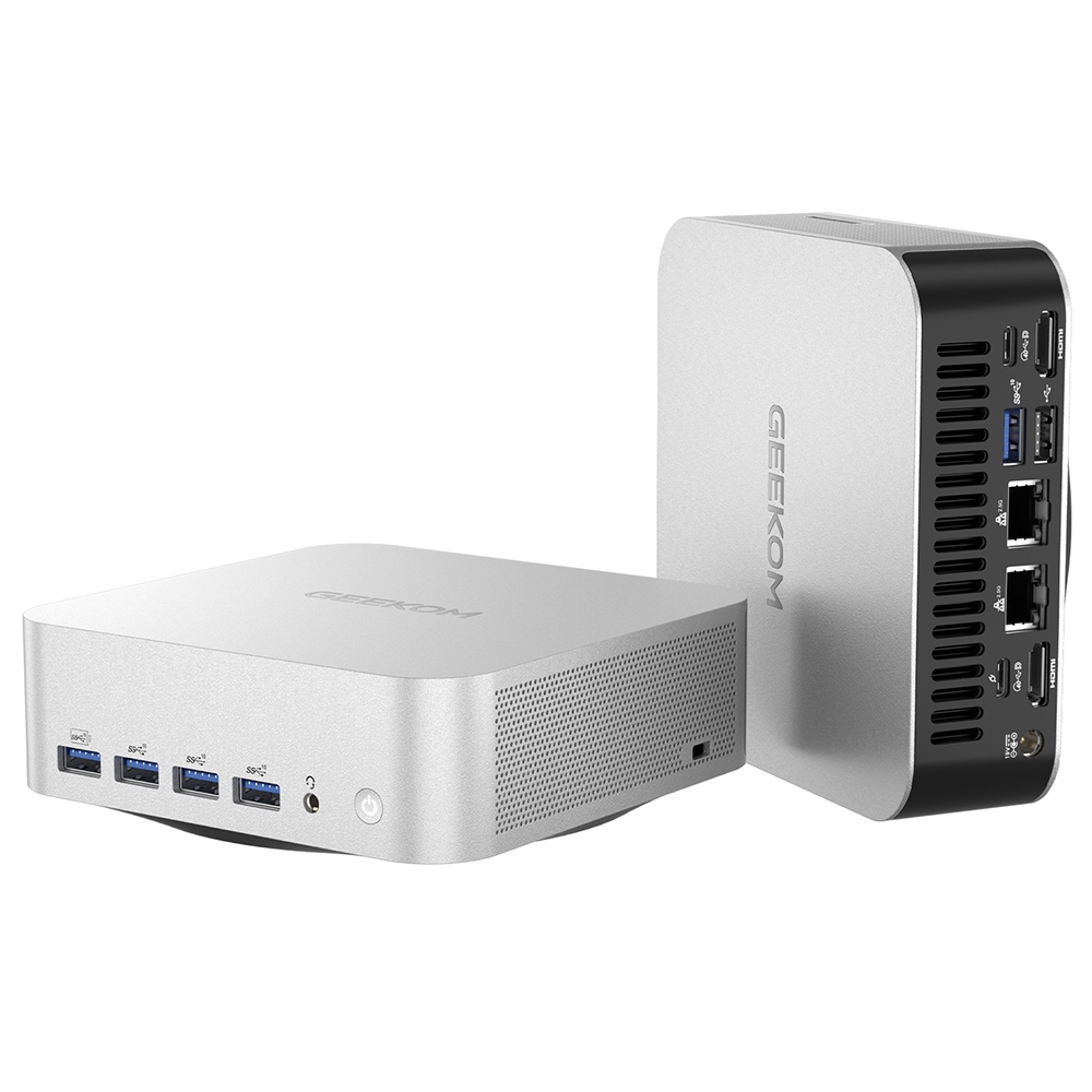 Mini PC GEEKOM A8 Max AI, AMD Ryzen 9 8945HS 8 rdzeni maks. 5,2GHz, 32GB RAM 2TB SSD