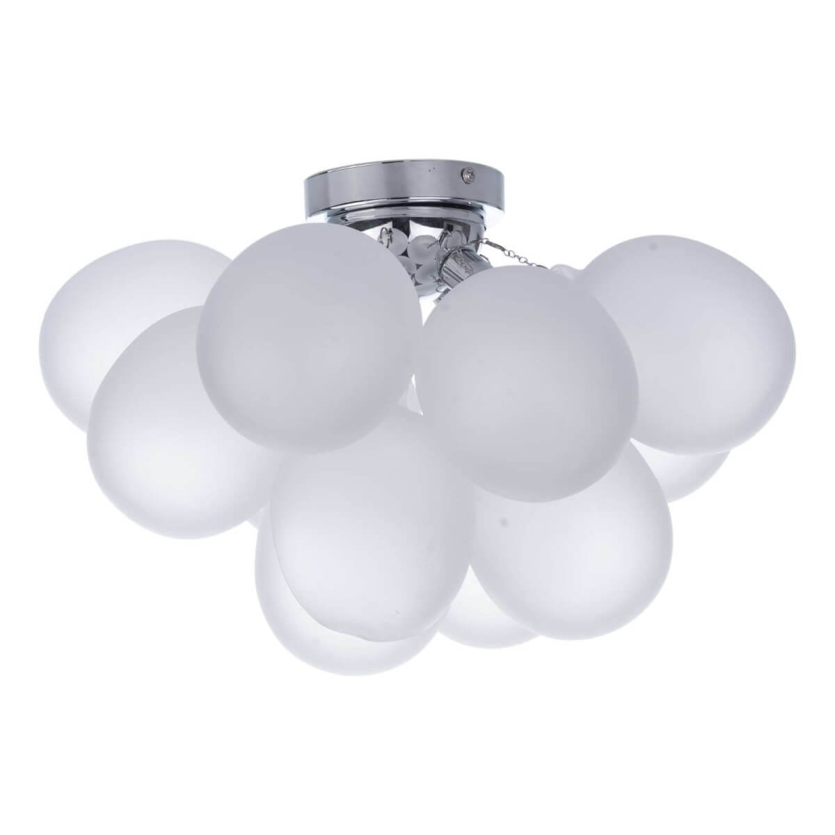 Molekułowa lampa sufitowa Bubbles BUB5202 bańki biały chrom