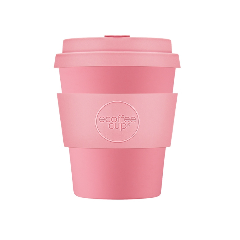 Kubek na wynos Ecoffee Cup Solid Colours Darrell Lea Roth 240ml - Różowy