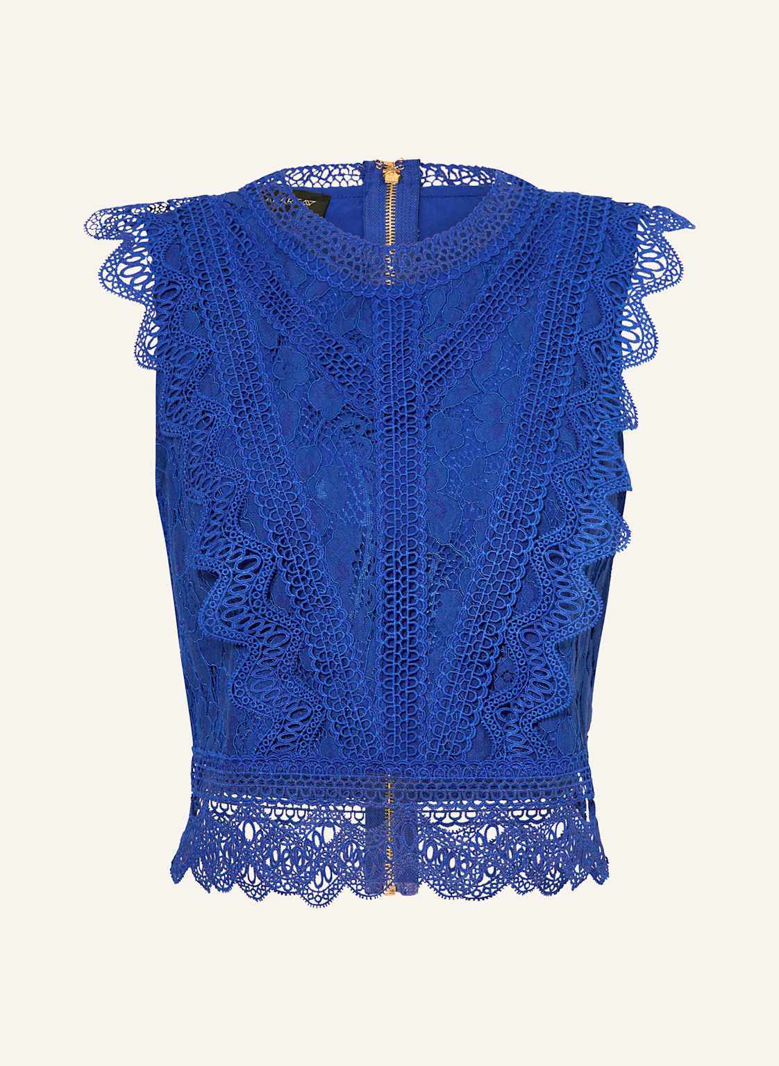 Apart Koronkowy Top blau